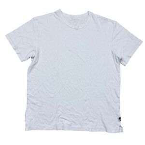 NWOT American Giant Men's Hemp Jersey Crew Tee Shirt White Size L